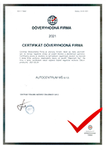 Doveryhodna firma - certifikat